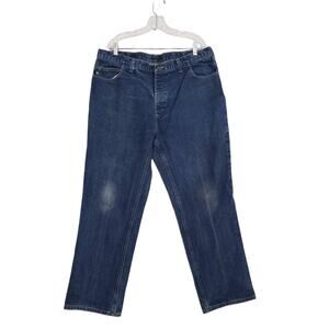 (O5) Y2K Carhartt FR Mens Jeans Size 40x30 Flame-Resistant Denim Relaxed Work